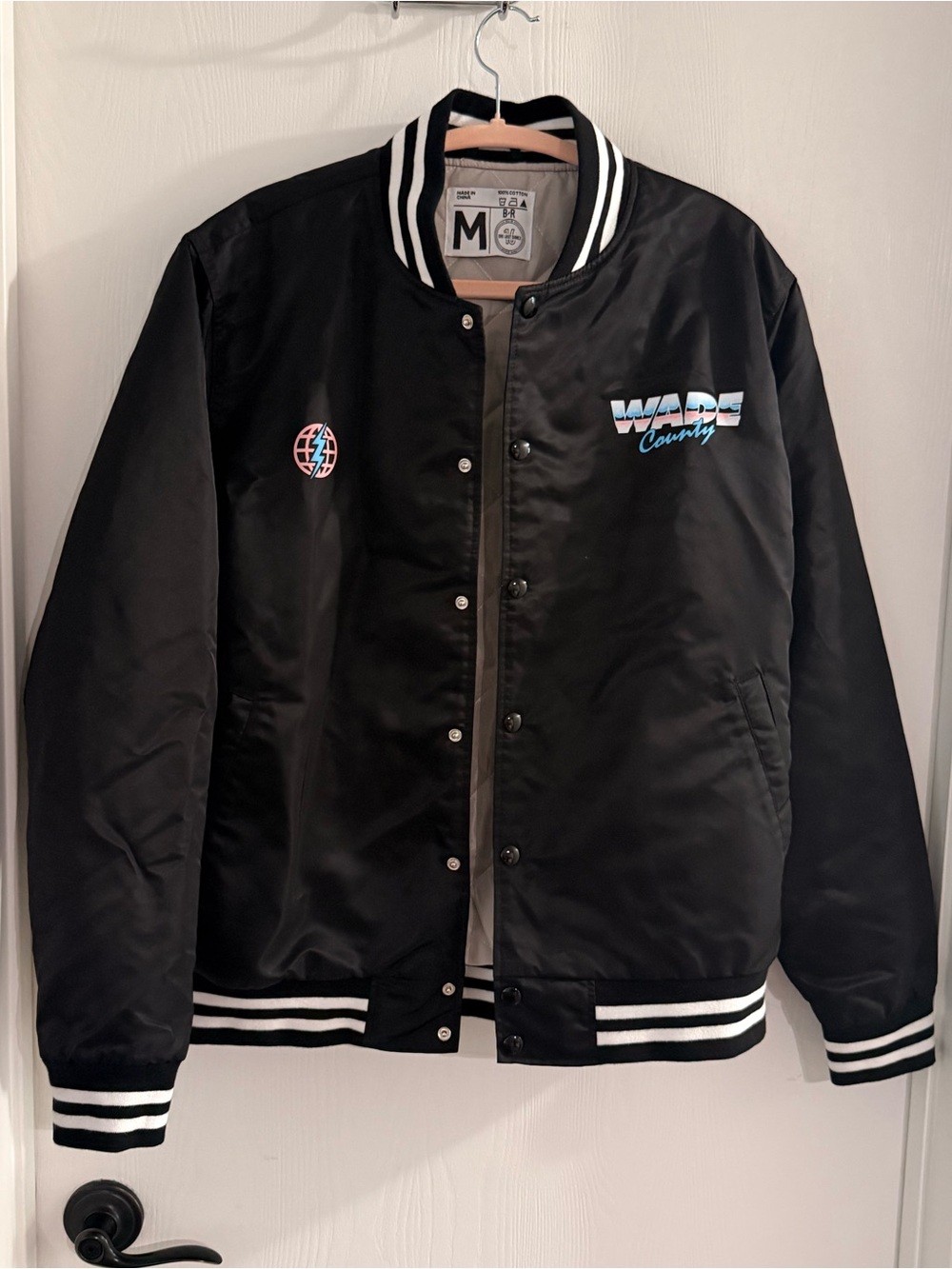 Dwyane Wade Size M One Last Dance Limited Edition Bomber Jacket
